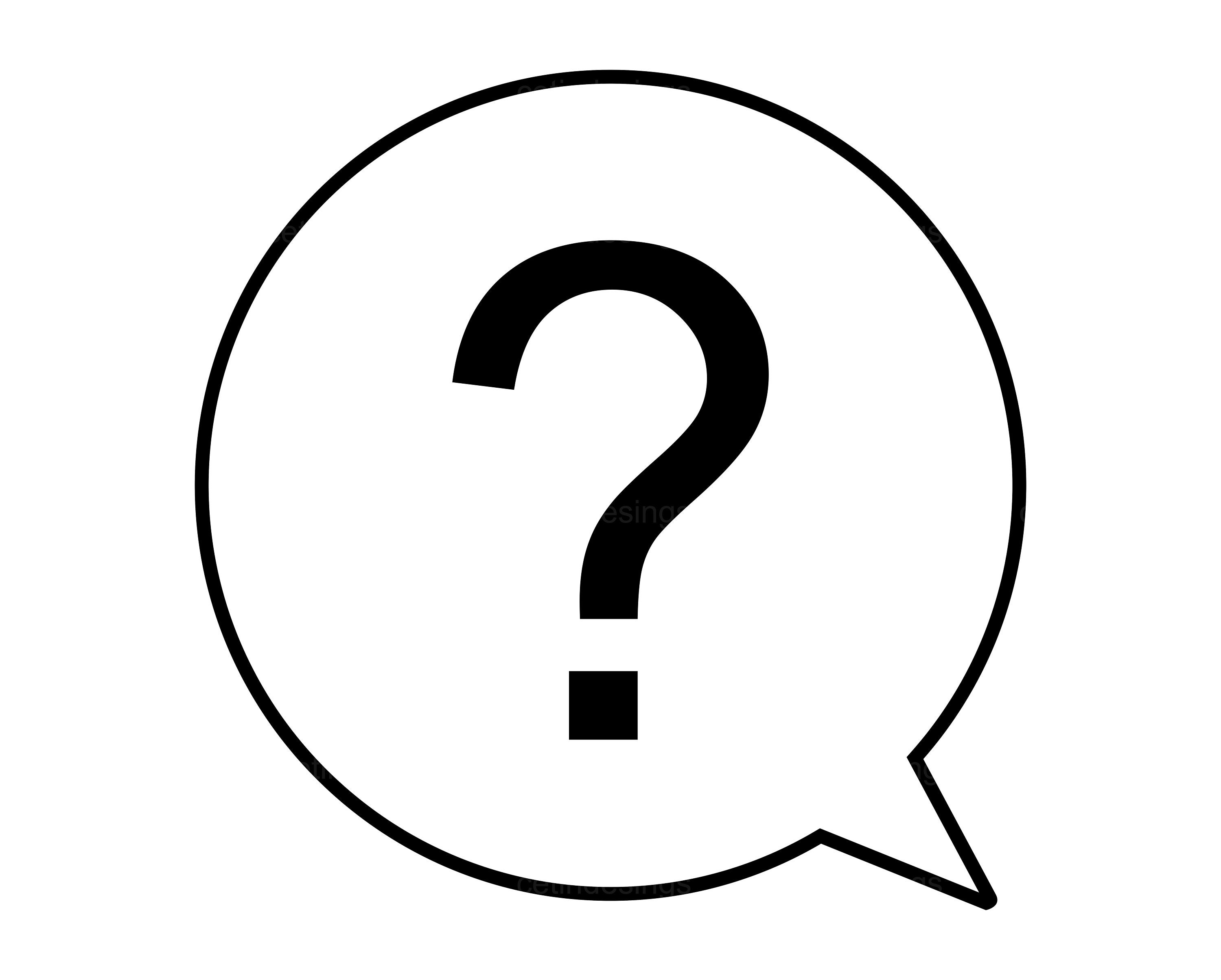 Vraagteken SVG Bestanden Vraagteken Silhouet SVG Cut Files Vector met