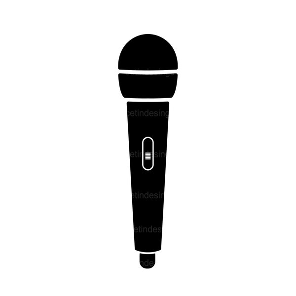 Microphone Svg, Music Svg, Clipart,Cricut Silhouette