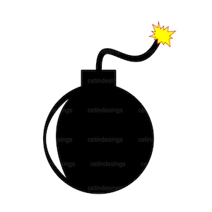 Bomb Svg | Bomb Cricut Cut File | Bomb Png