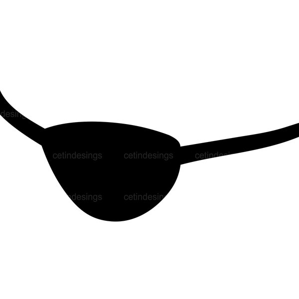 Eye Patch Svg | Pirate Svg | Eye Patch Png | Eye Patch Cut File | Eye Patch Silhouette