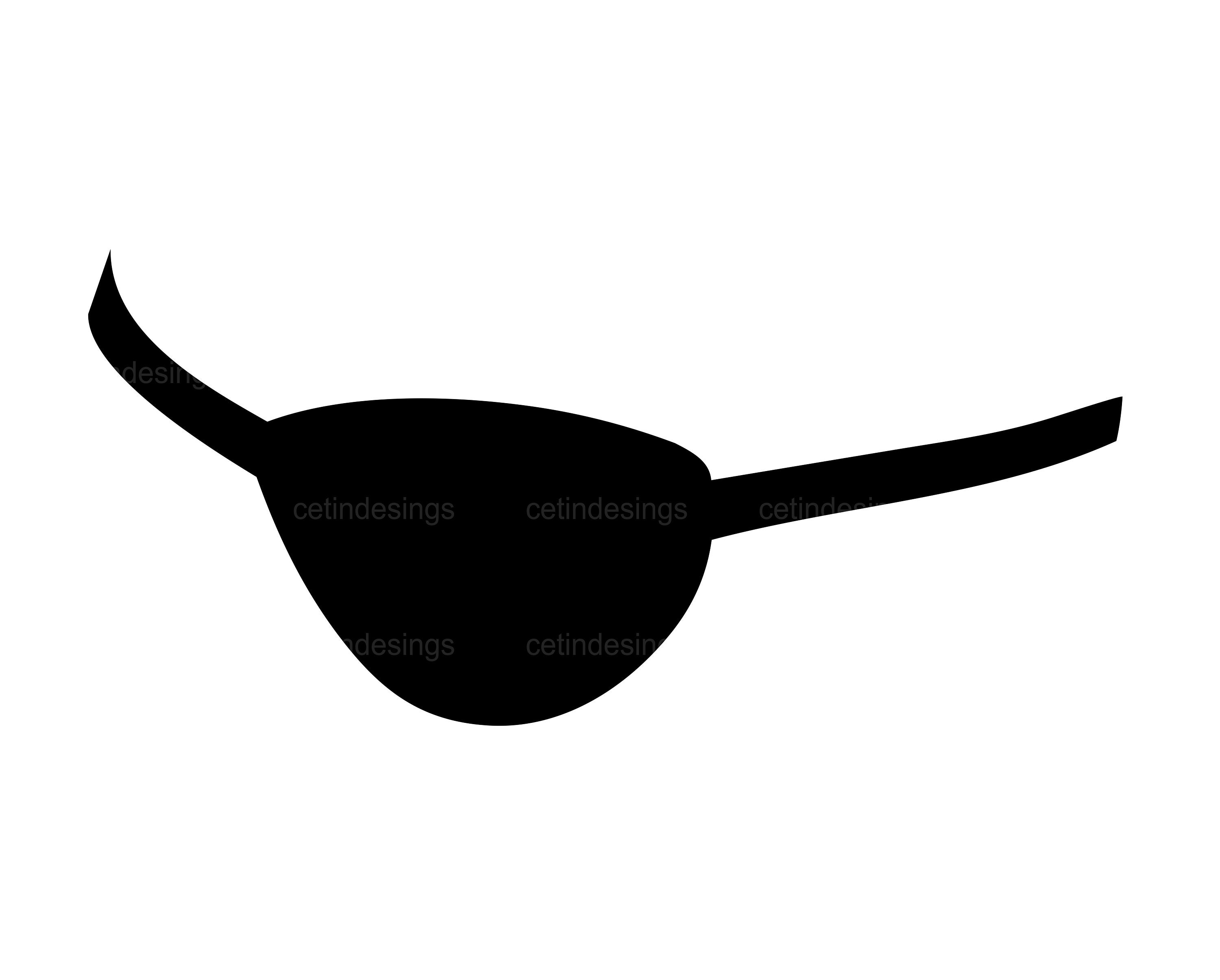 Eye Patch Svg | Pirate Svg | Eye Patch Png | Eye Patch Cut File | Eye Patch  Silhouette