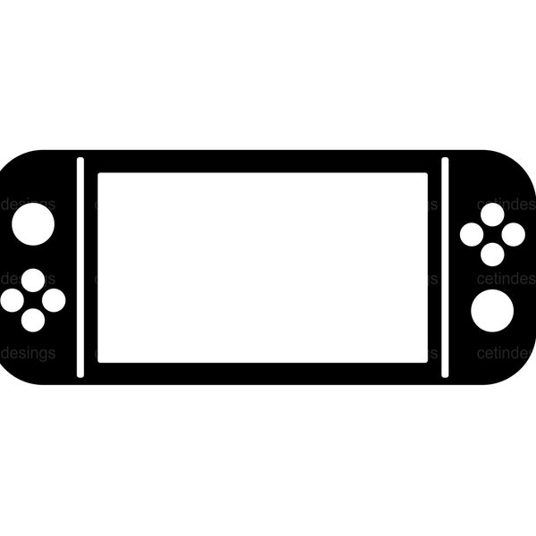 Game Controller Svg, Gaming Switch Cut File, Gaming Remote Control Png