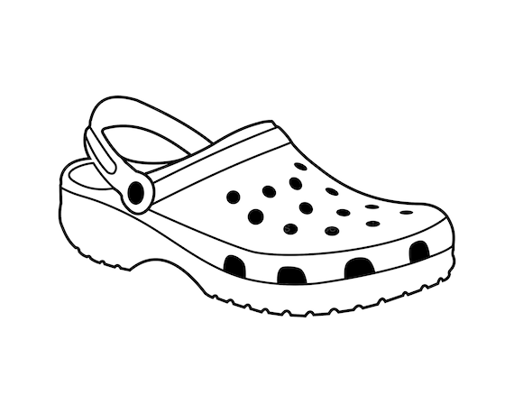 Croc Shoe Svg Croc Shoe Png Croc Shoe Clipart Croc Shoe - Etsy UK