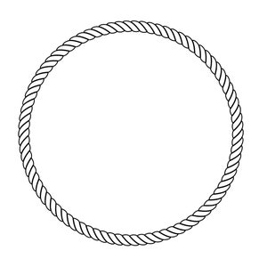 Rope Circle Frames SVG Bundle, Rope Border, Rope Wreath Svg