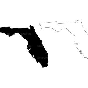 Florida SVG, Florida Cut File, Florida Cricut Svg, Florida State Png, Florida Outline Vector, Florida Staatskaart Svg