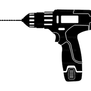 Drill Svg, Png, Clipart, Vektor, Silhouette, Jpg, Pdf, Eps, Dxf