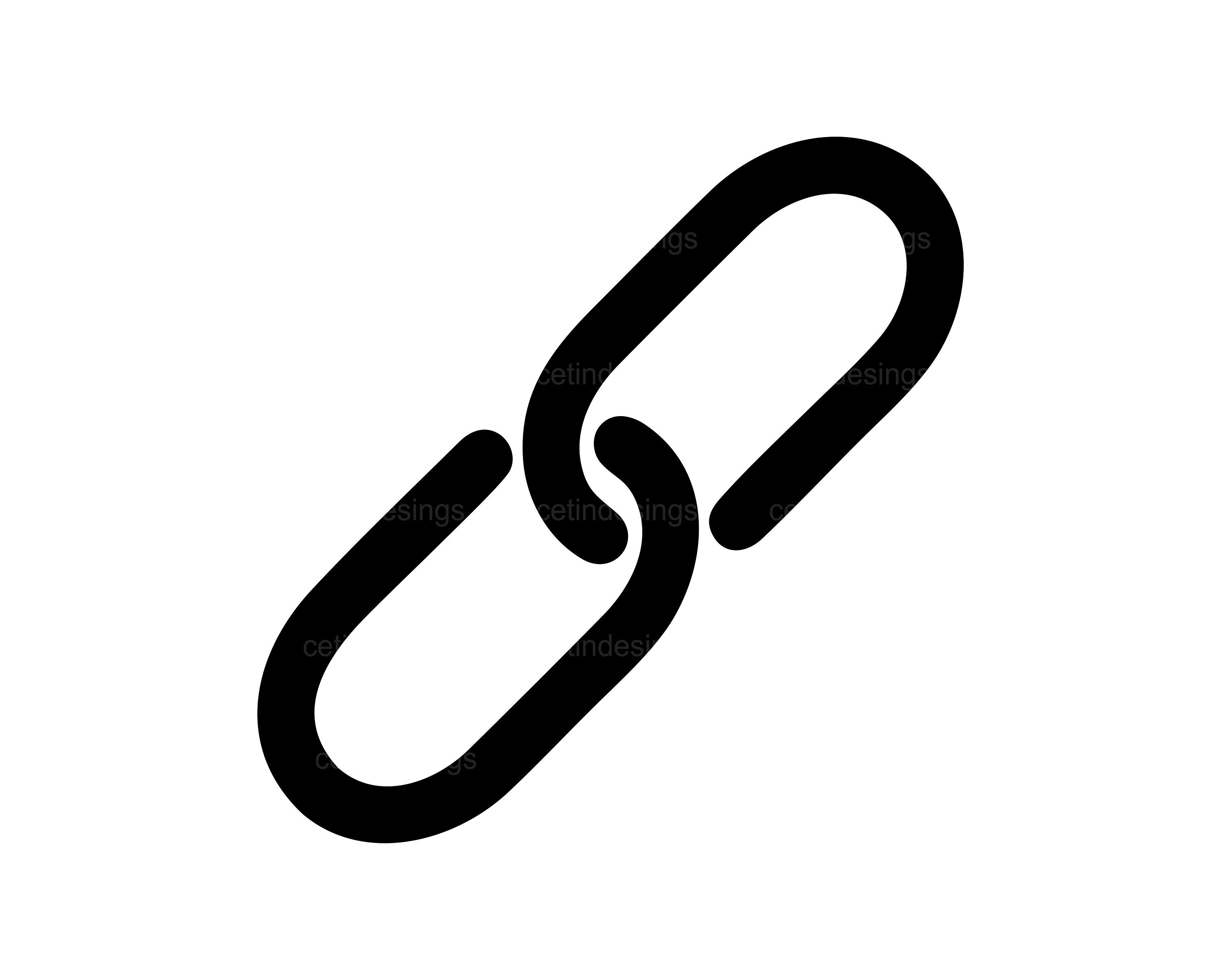 Link Icon Svg, Pdf, Vector, Eps, Dxf - Etsy