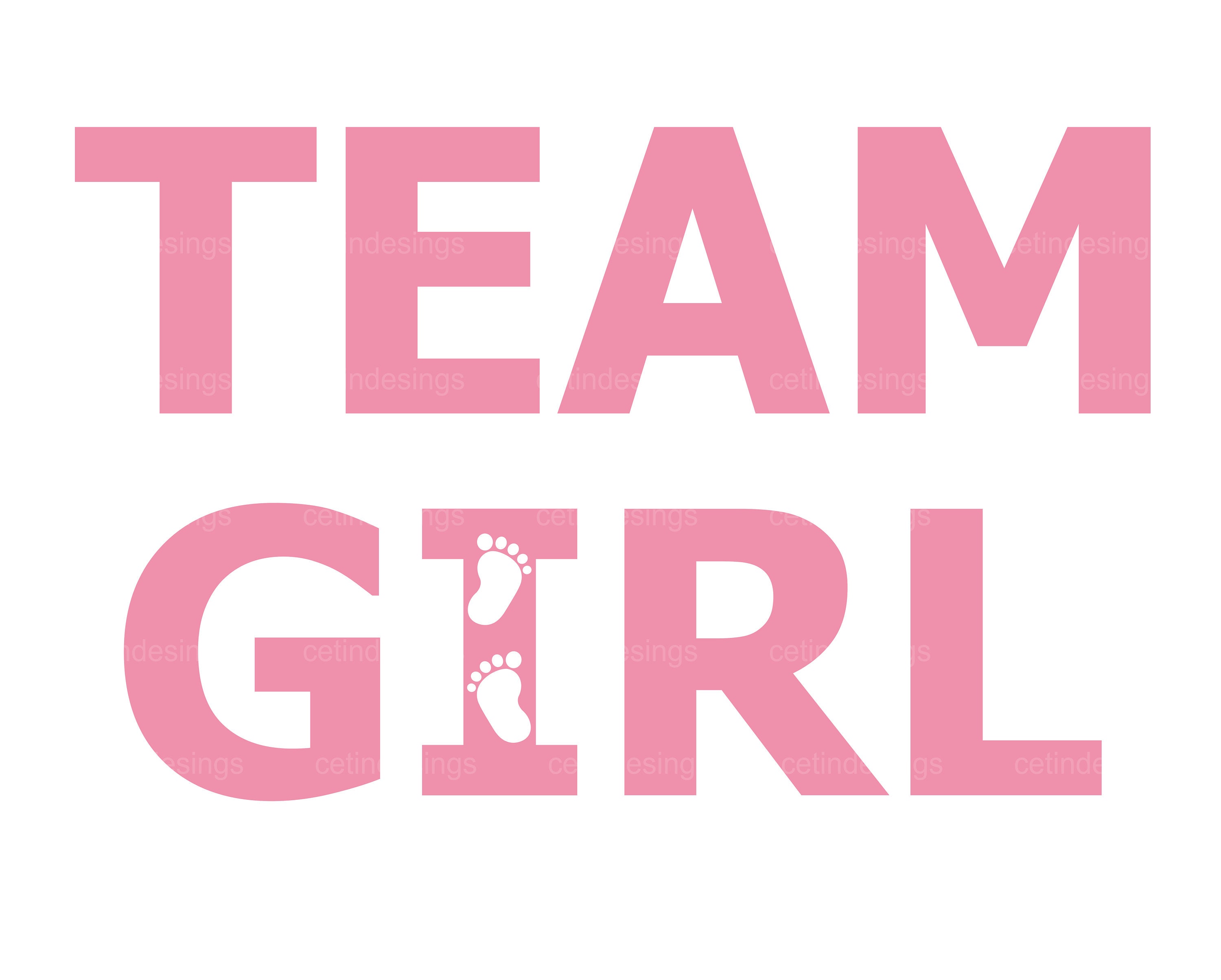 Team Girl svg Team Girl png Team Girl jpg Team Girl eps Etsy México