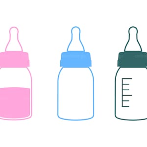 Baby Feeder SVG, Milk Bottle SVG, Bottle Feeder PNG, Baby Bottle Dxf, Eps, Png, Jpg