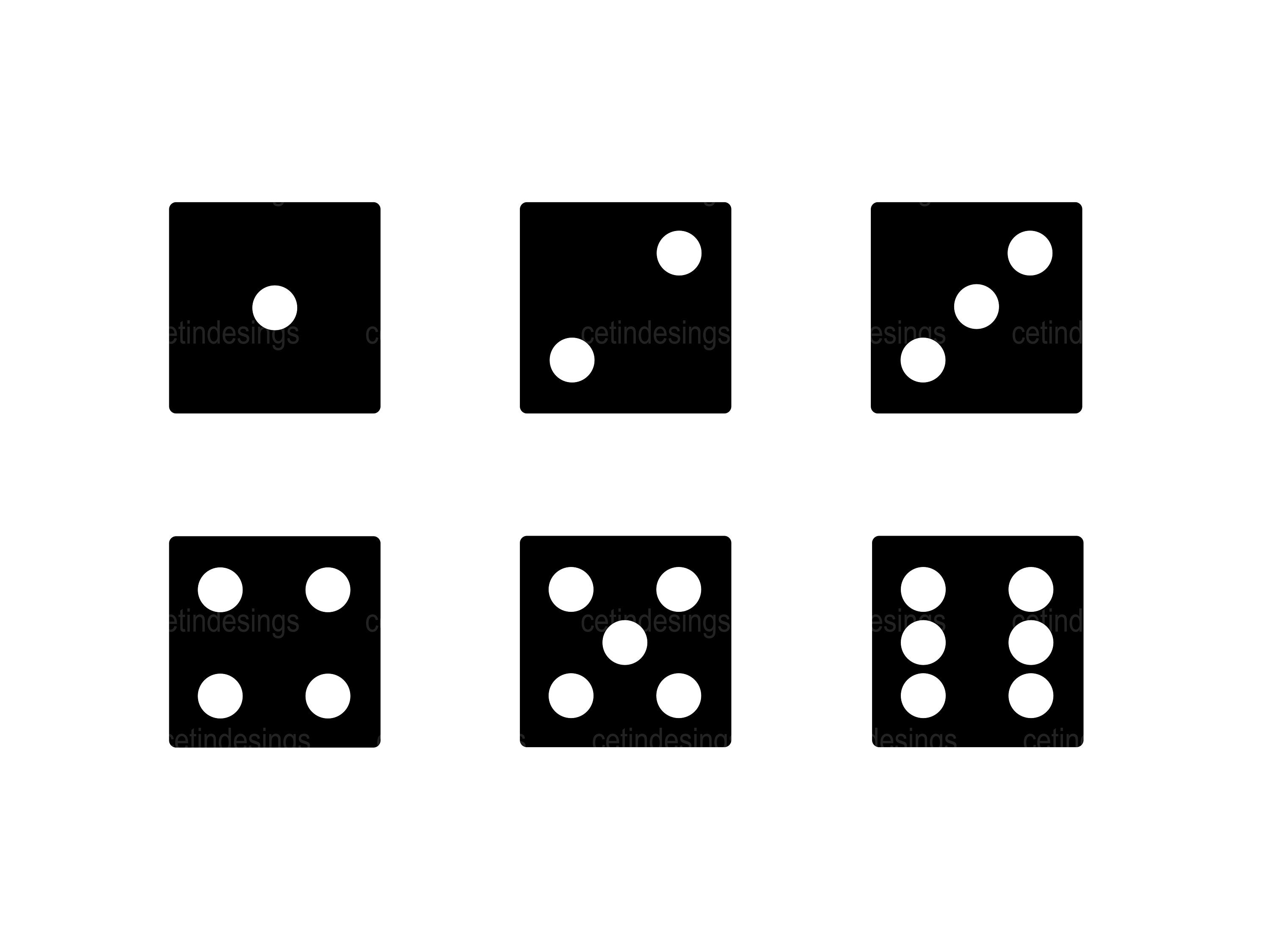 Six Sided Dice Svg Dice Svg Dice Cut File Dice Png Etsy