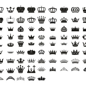 Crown svg , Crown Png,  Crown clipart, Crown silhouette
