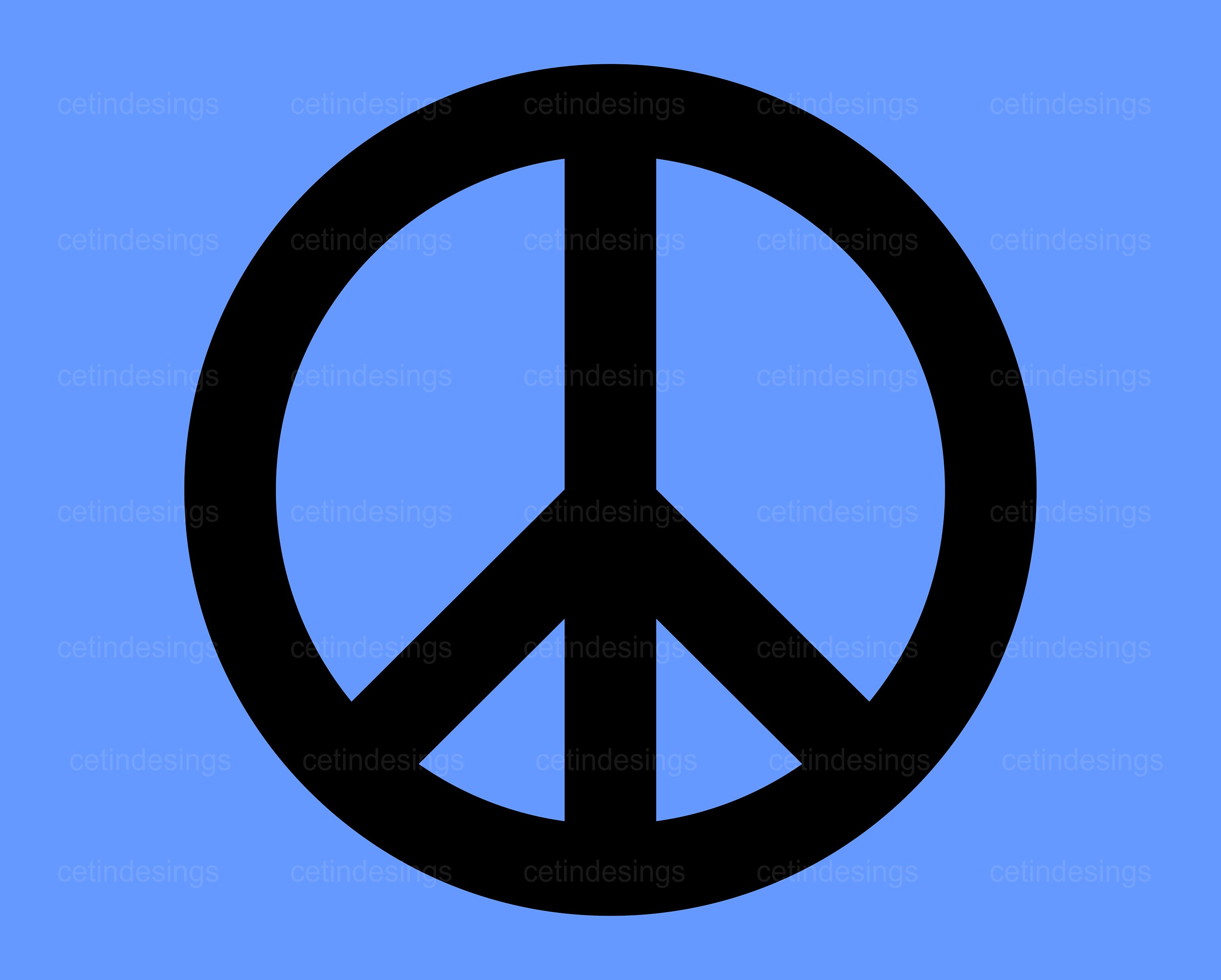 Peace Zeichen Plotterdatei Peace Svg Peace Plotterdatei Etsy.de