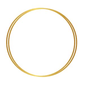 Gold Circle Wreath Svg, Circle Wreath Cut File, Circle Monogram Png, Gold Circle  Sublimation Designs