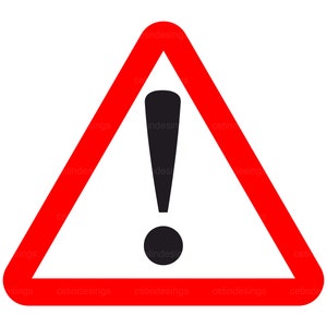 Gefahr Verkehrszeichen svg, png, jpg, eps, pdf, clipart, vektor