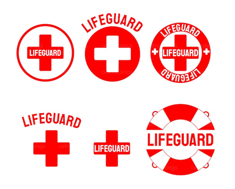 Red Lifeguard Bundle Svg | Lifeguard Svg | Lifeguard Png | Lifeguard ...