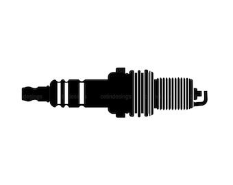 Spark Plug Svg | Spark Plug Png | Spark Plug Cricut Cut File | Car Repair Svg | Automotive Silhouette