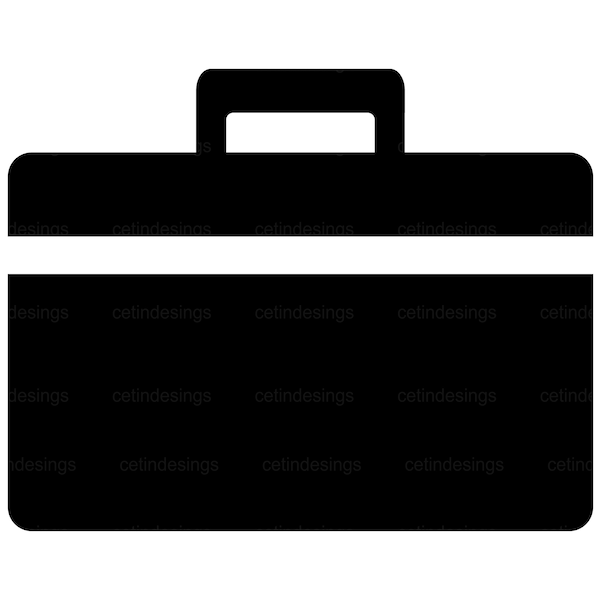 Briefcase Icon Svg - Briefcase Svg - Briefcase Cut File - Briefcase Silhouette