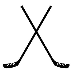 Crossed Hockey Sticks Svg | Crossed Hockey Sticks Png | Crossed Hockey Sticks Cut File | Crossed Hockey Sticks Silhouette