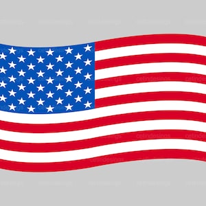 Waving American Flag Svg And Png