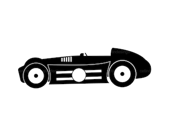 Retro Vintage Race Car Svg, Retro Vintage Race Car Cricut Cut File, Retro Vintage Race Cars Png