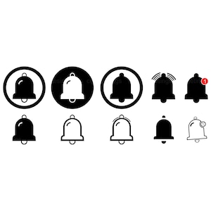 ベルを鳴らす SVG、アラームベル SVG、ベルアイコンベクター、ベルを鳴らす DXF、通知 svg、png、jpg、eps、pdf、クリップアート、ベクター