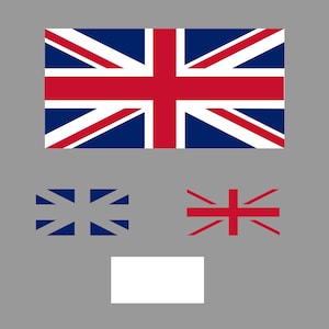 Layered United Kingdom Flag Svg