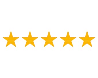 5 Star Review SVG, Five Stars Png,  5 Stars Svg, Rating svg