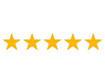 5 Star Review SVG, Five Stars Png,  5 Stars Svg, Rating svg