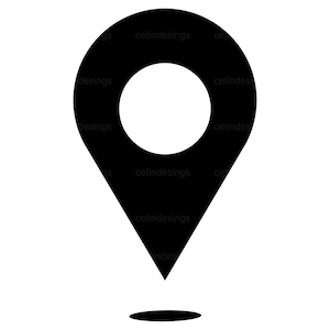 Kaartaanwijzer plat pictogram svg, png, jpg, eps, pdf, clipart, vector