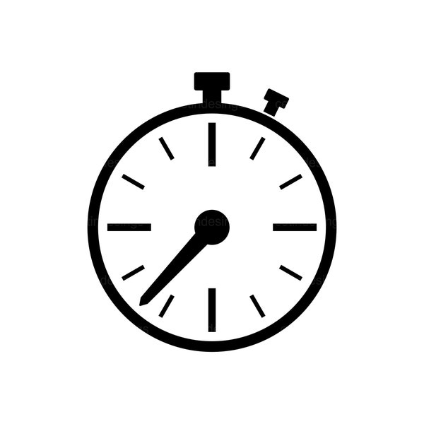 Timer icon svg, png, jpg, eps, pdf, clipart, vector