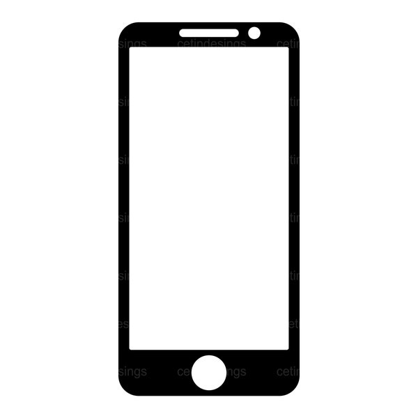 Smart Phone SVG And PNG