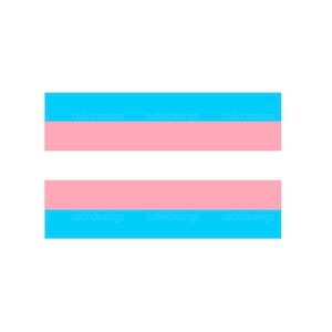 Transgender Pride Flag Svg | Trans Flag Svg | Transgender Pride Cut File