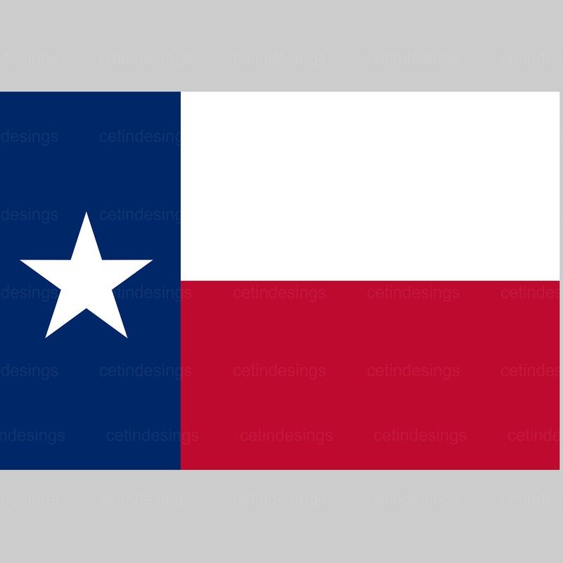Vector Texas Flag File - Etsy