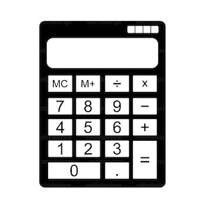 Calculator Svg, Calculator Cricut Cut File, Calculator