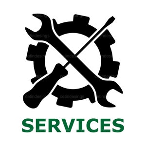 Services icon, Mechanic Logo Svg, Tools Vector, Services svg, Services png, Services jpg, Services eps  Wrench Screwdriver clipart