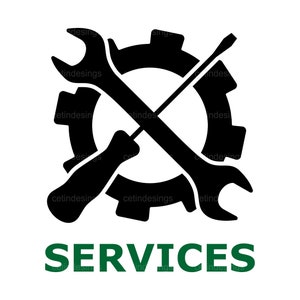 Services icon, Mechanic Logo Svg, Tools Vector, Services svg, Services png, Services jpg, Services eps Wrench Screwdriver clipart image 1