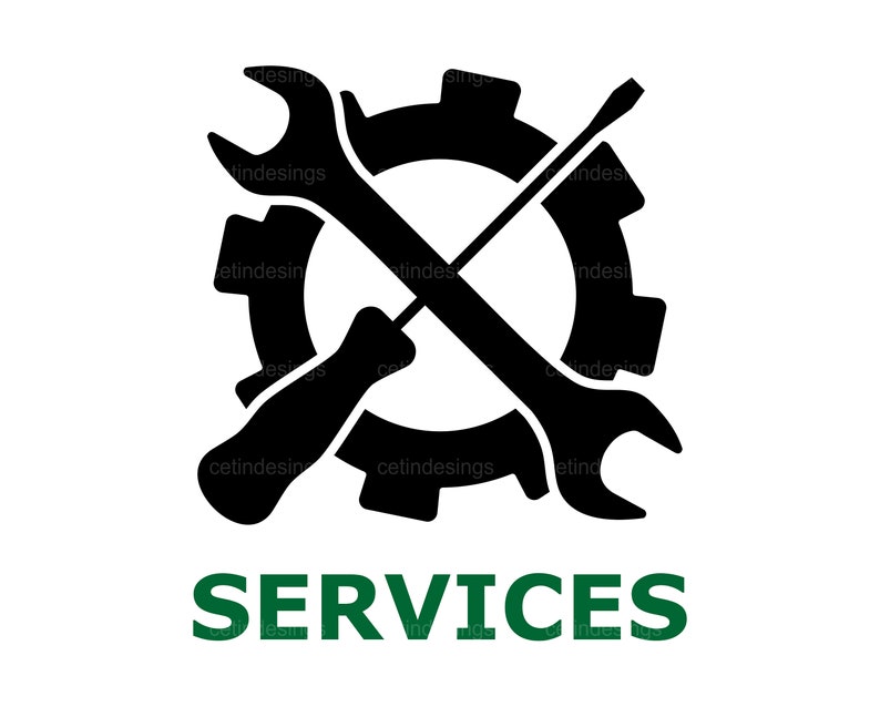 Services icon, Mechanic Logo Svg, Tools Vector, Services svg, Services png, Services jpg, Services eps Wrench Screwdriver clipart image 1