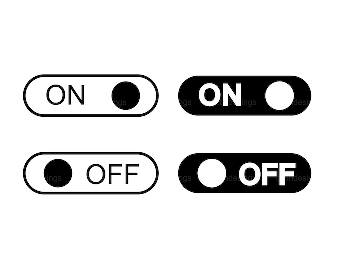 Toggle Switch SVG - on off Switch Svg, on off Svg, on off Button Svg ...