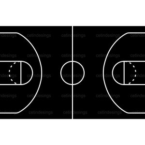 Basketball Court  SVG, Basketball Court Png, Basketball Court Cricut Cut File