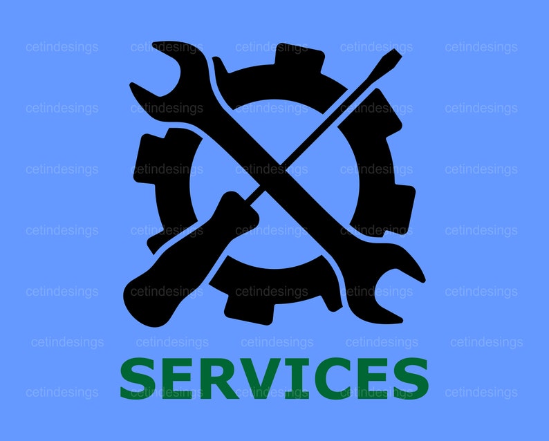 Services icon, Mechanic Logo Svg, Tools Vector, Services svg, Services png, Services jpg, Services eps Wrench Screwdriver clipart image 2