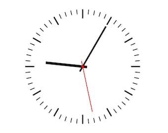 Clock Without Numbers Svg, Clock Face Svg, Clock Face Cut File