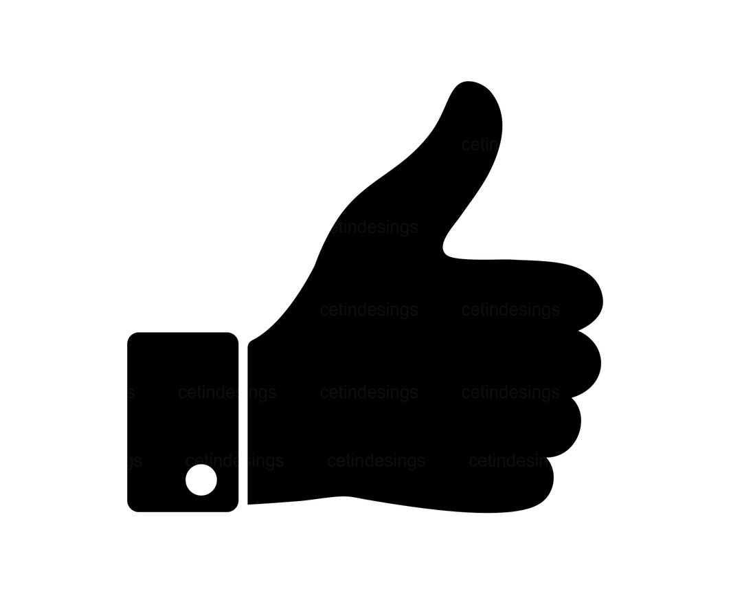 Thumbs up Svg, Like Icon Svg, Cricut Cut File and Png - Etsy