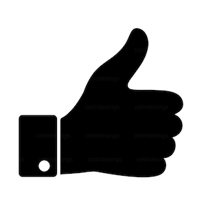 Thumbs Up Svg, Like Icon Svg, Cricut Cut File And Png