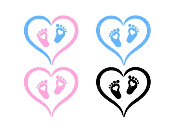2 SHEETS OF BABY PINK FOOTPRINTS & PALM PRINTS STICKERS – Homecoming  Supplies