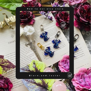 Kindle-bedel Blue Dragon - leesgrage geschenken - op draken geïnspireerde liefhebber - fantasylezers