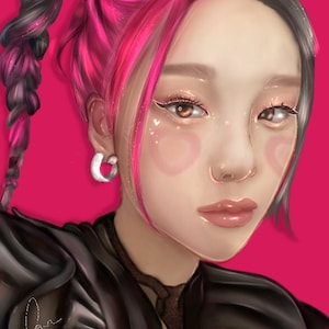 hwang yeji itzy fanart
