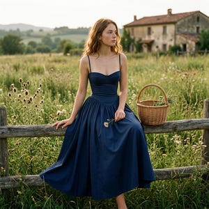blue long sleeve off the shoulder dress Ball Gown Long Sleeves Off Shoulder Beaded Navy Blue Prom Dress PSK342 US12 / Custom Color