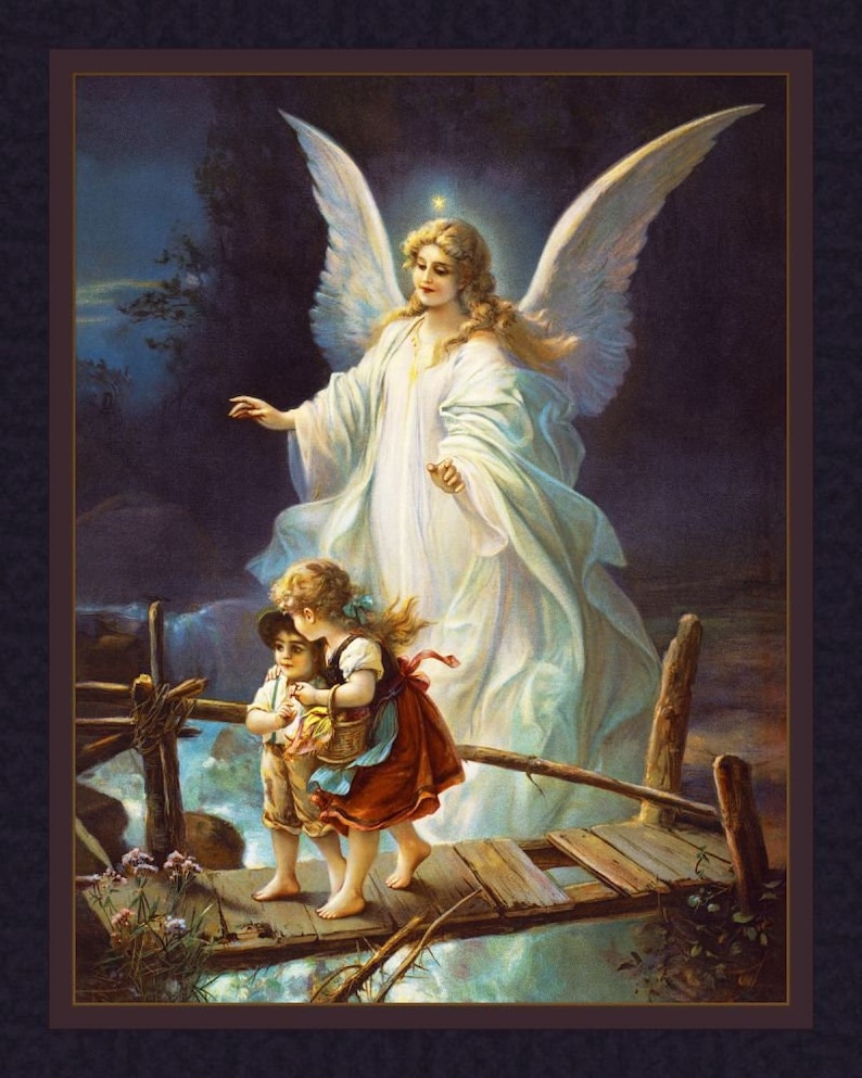 Guardian Angel with Children Lifeline