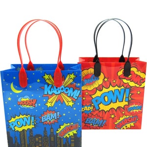 superhero birthday goody bags set of 12