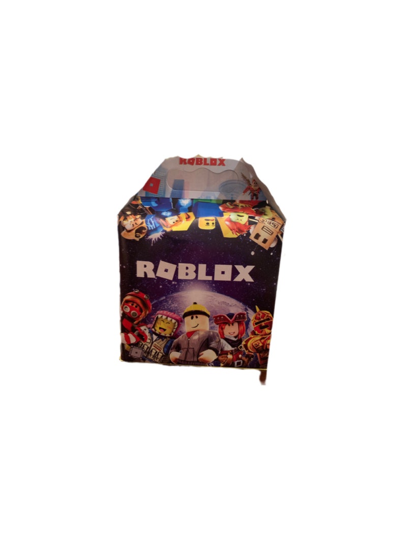 Roblox Party Favor Box 10 Pcs Etsy